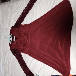 NWT dress barn by Ashley graham lace  sleeve dress